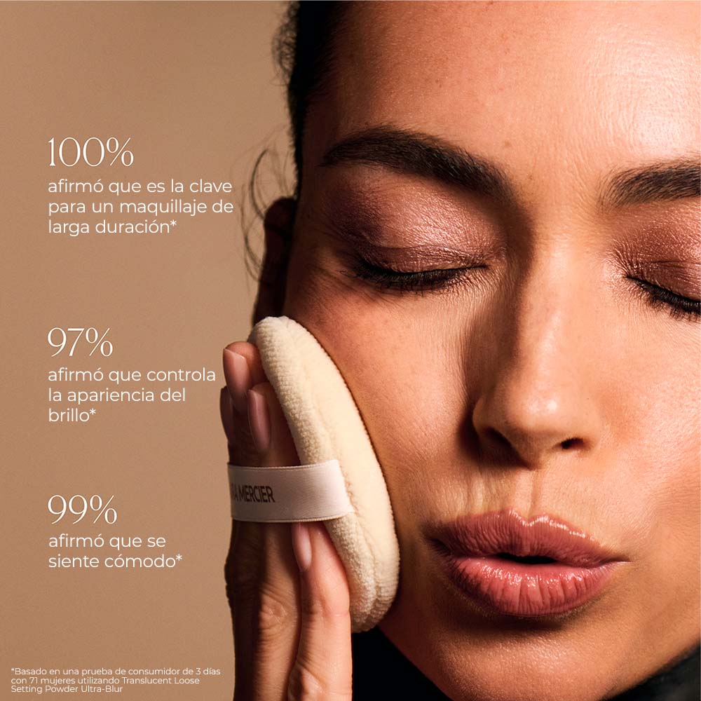 TRANSLUCENT LOOSE SETTING POWDER ULTRA-BLUR & VELOUR PUFF SET (SET DE MAQUILLAJE)